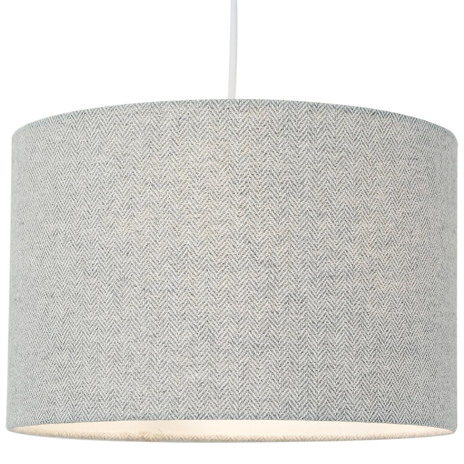 Woven Drum Shade - Grey / 30cm Image 8