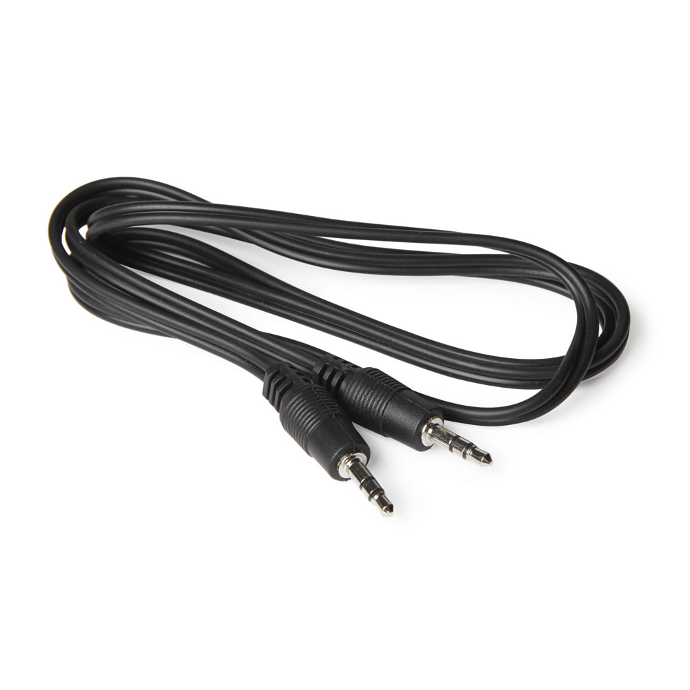 Wilko 1m 3.5mm Jack to Jack Cable Image 1