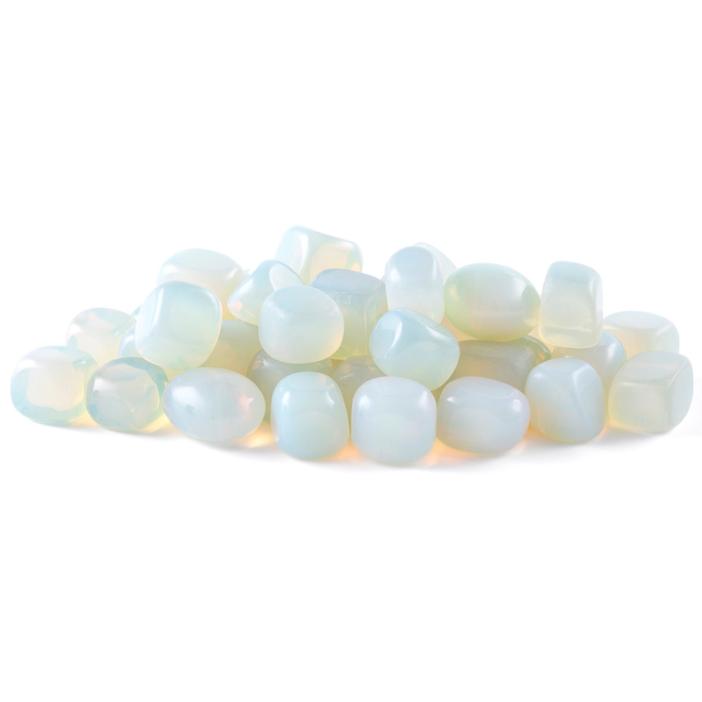 Myga 50 Piece Opalite Tumbled Stone Healing Crystal Image 2