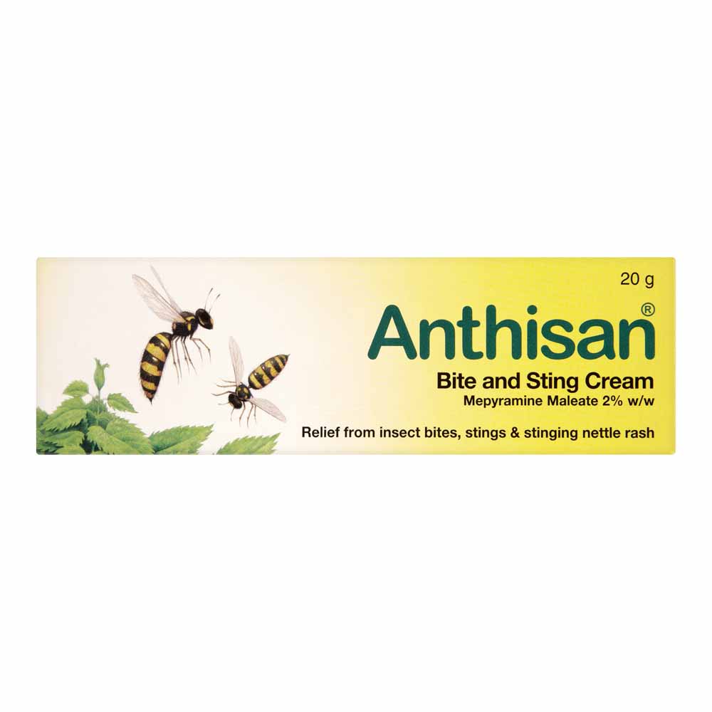Anthisan Bite and Sting Relief Cream 20g  - wilko