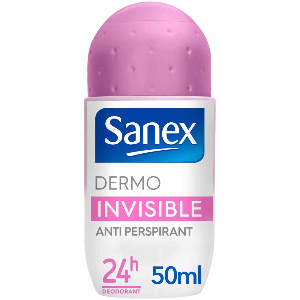 Sanex Invisible Roll On Deodorant 50ml Image 1