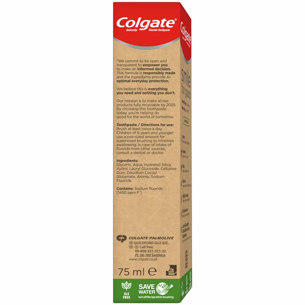 Colgate Smile for Good Protection Toothpaste 75ml Wilko