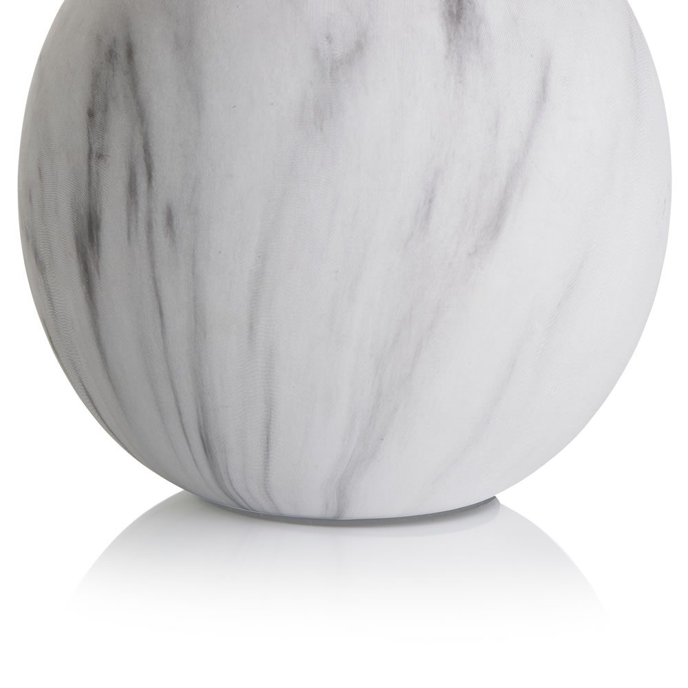 Wilko Small Marble Effect Lamp Image 5