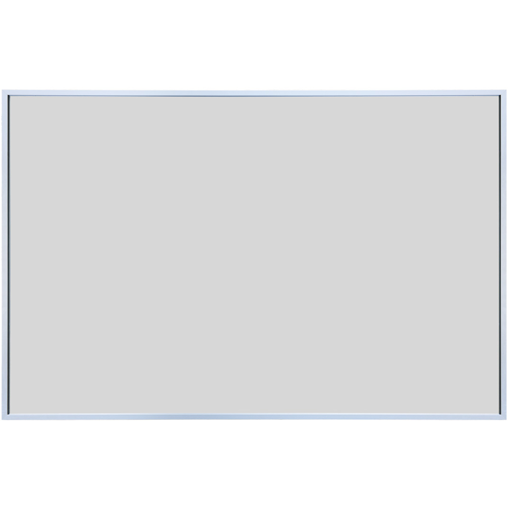 MirrorOutlet The Artus Silver Aluminium Edged Wall Mirror 90 x 60cm Image 3