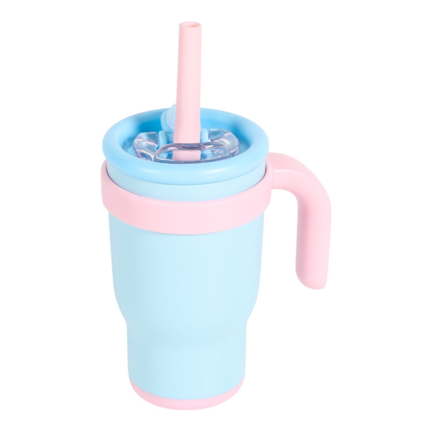 Leakproof Tumbler 400ml Pink or Blue Image 5