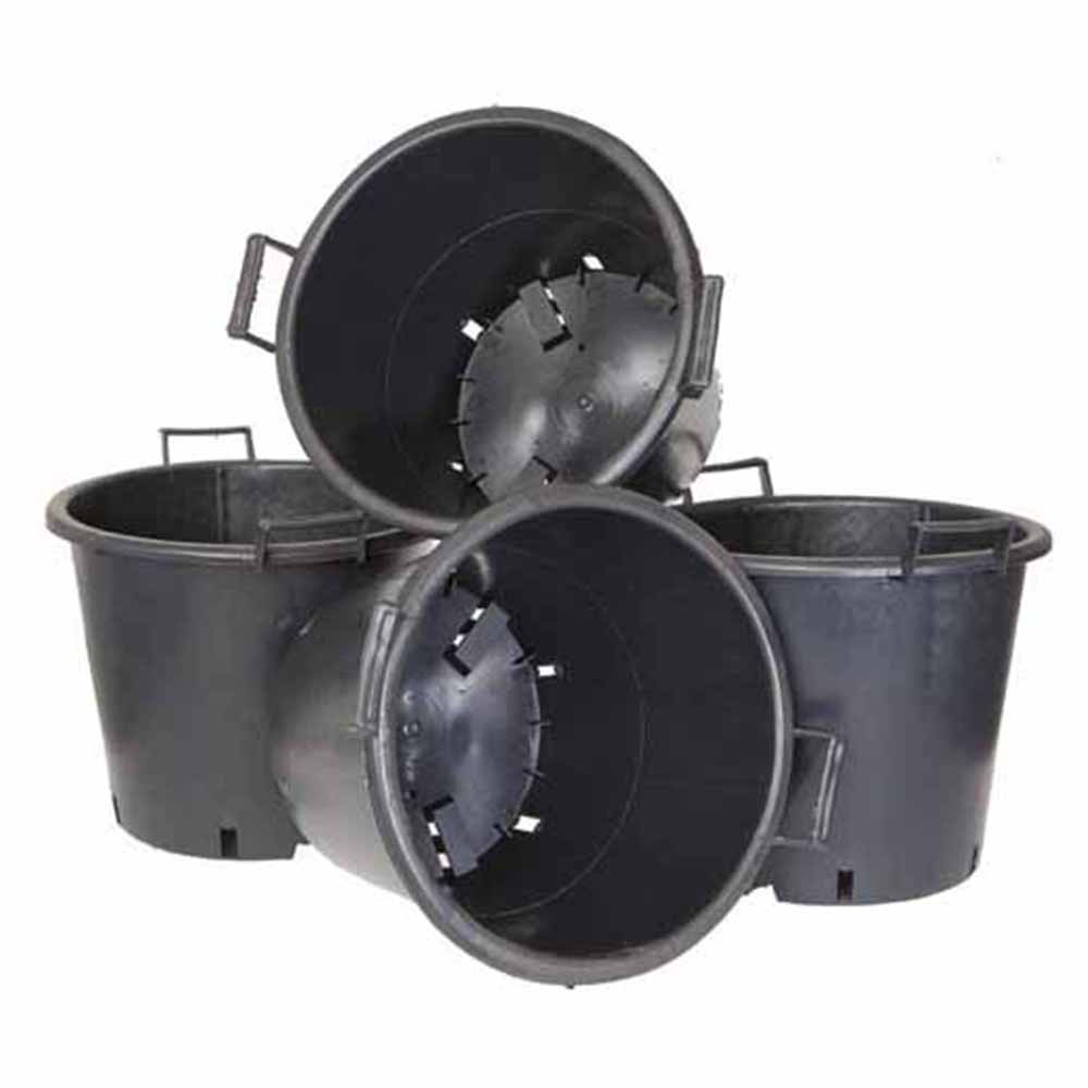 Wilko Heavy Duty Plastic Pots 30L 4 Pack Image 1