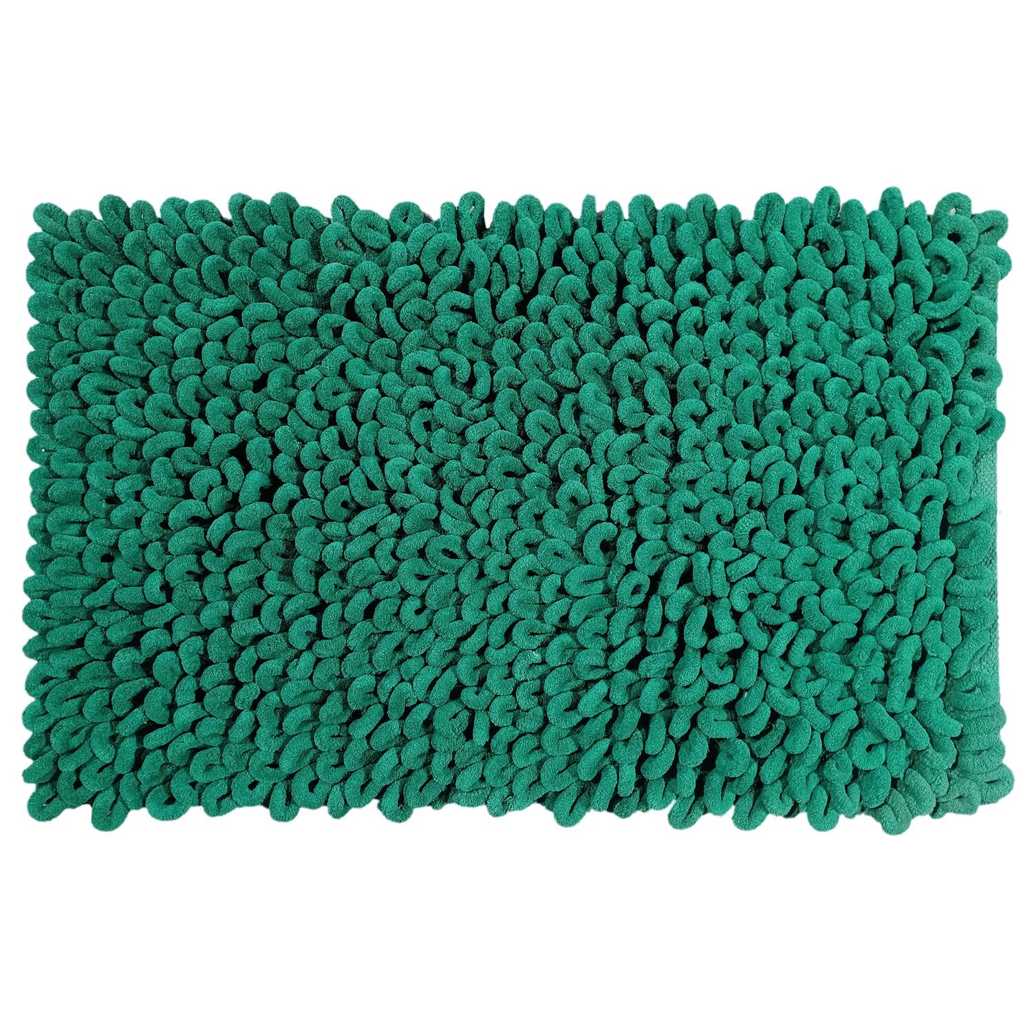 Chunky Loop Bath Mat - Emerald Image
