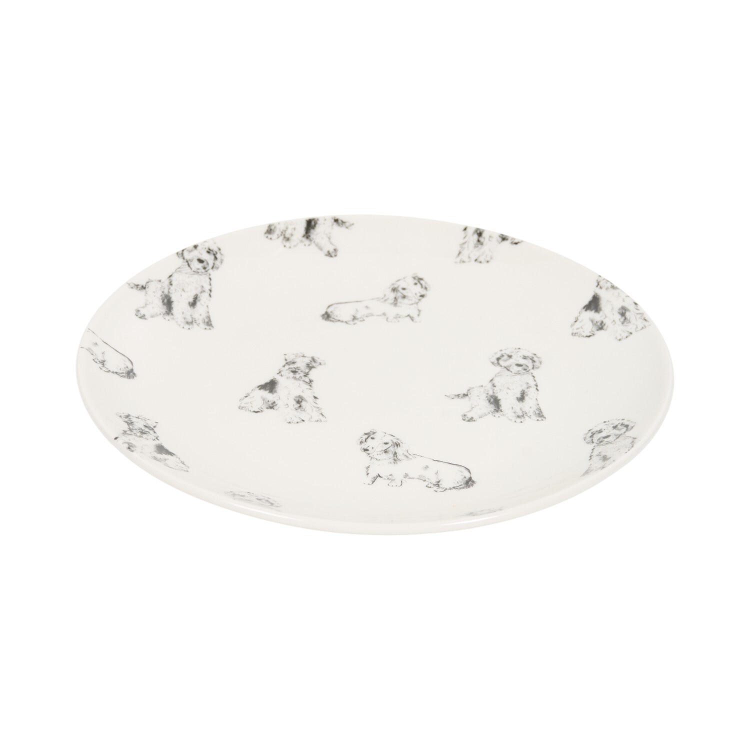 Waggy Tails Side Plate White Image 4