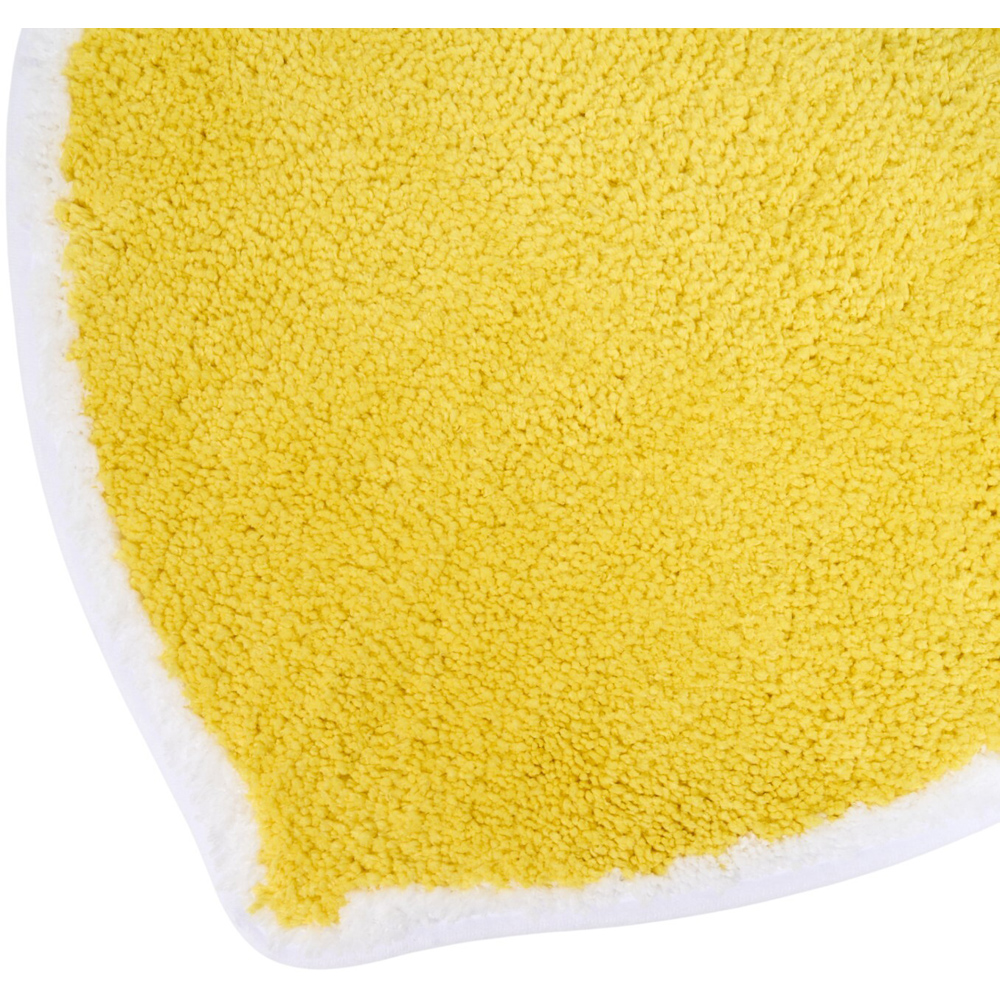 Lemon Bath Mat Yellow Image 5