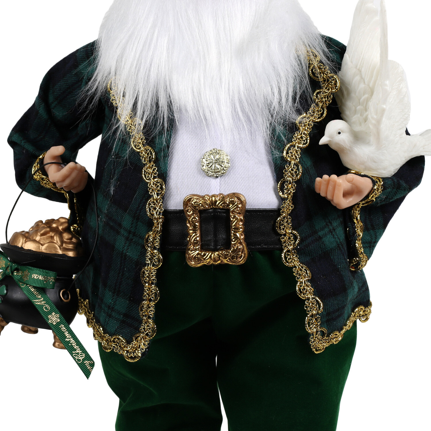 Irish Standing Santa - Green Image 2