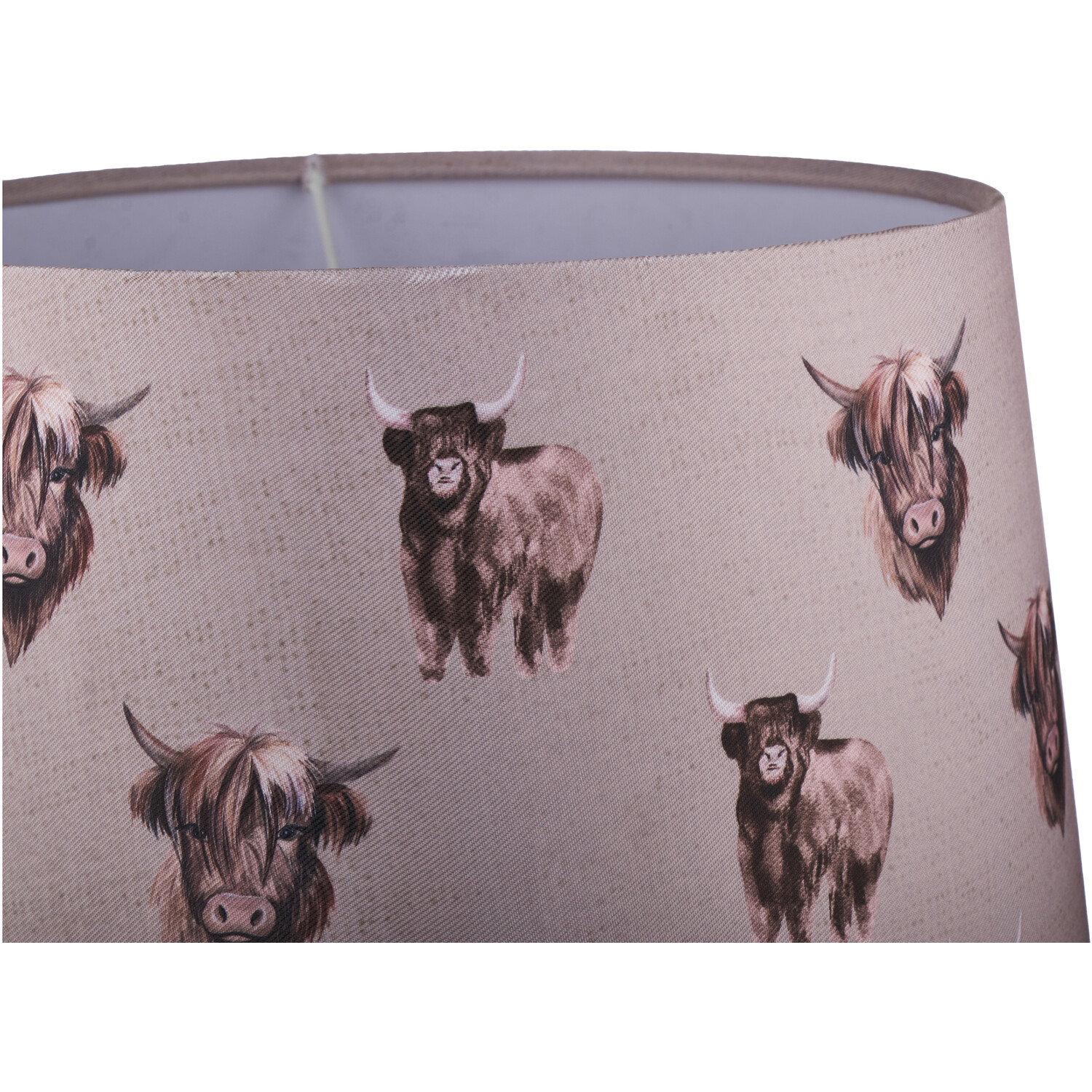 Highland Cow Tapered Shade - Brown Image 5