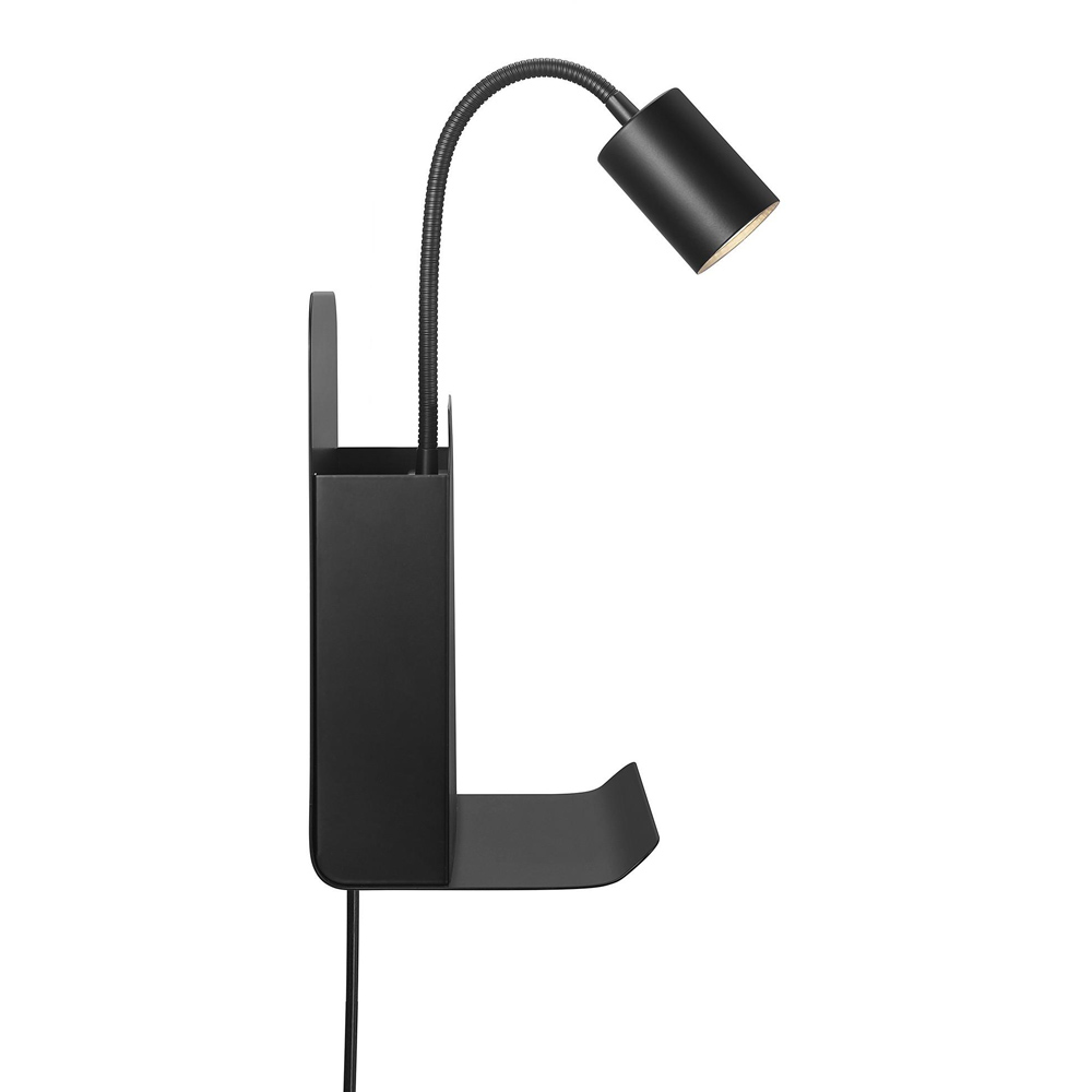 Nordlux Roomi Black Wall Light Image 5