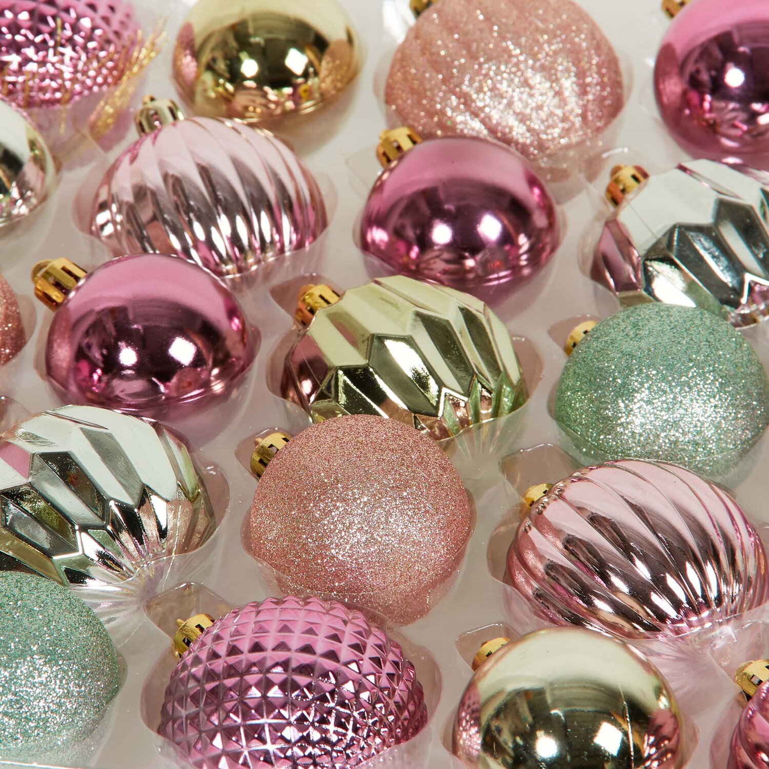 Pack of 25 Blushing Ballroom Baubles Image 2