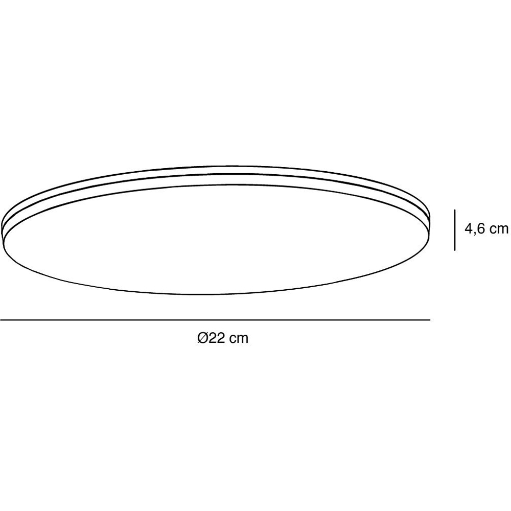 Nordlux Vic 22 1600 Lumens White Ceiling Light Image 4