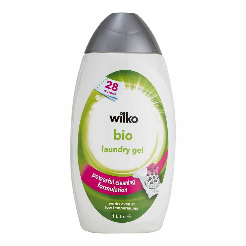 Wilko Bio White Lily and Jasmine Laundry Gel 28 Washes 1L Image 1