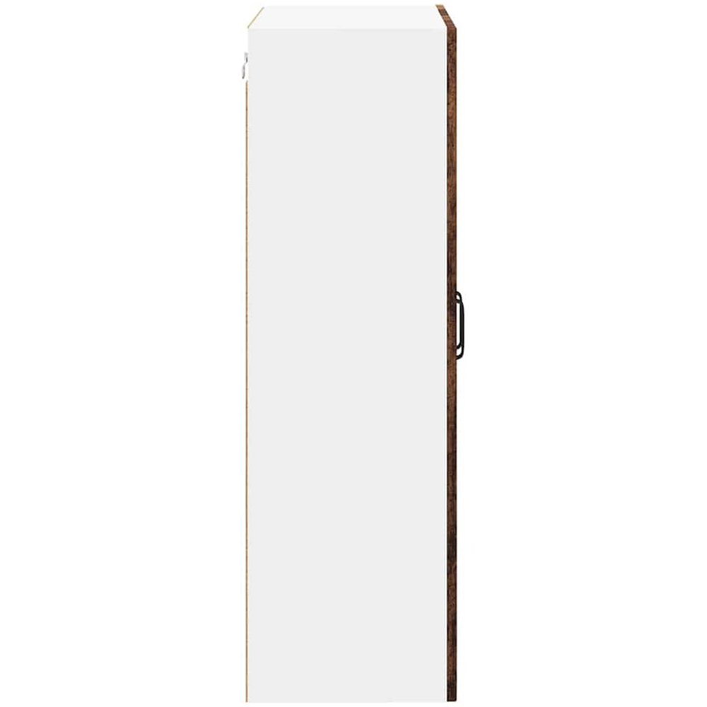 vidaXL 2 Glass Door Old Wood Kitchen Wall Cabinet Image 6