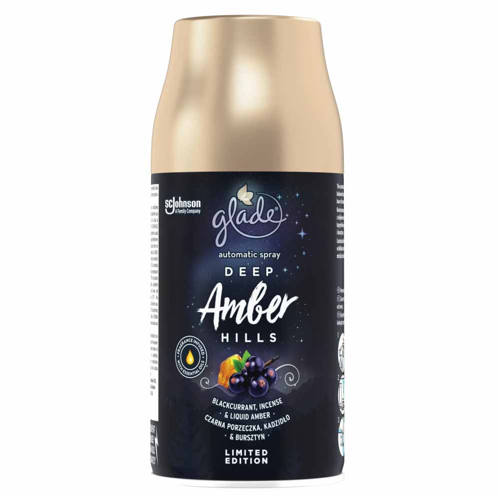 Glade Automatic Spray Refill Amber Hills Air Freshener Wilko