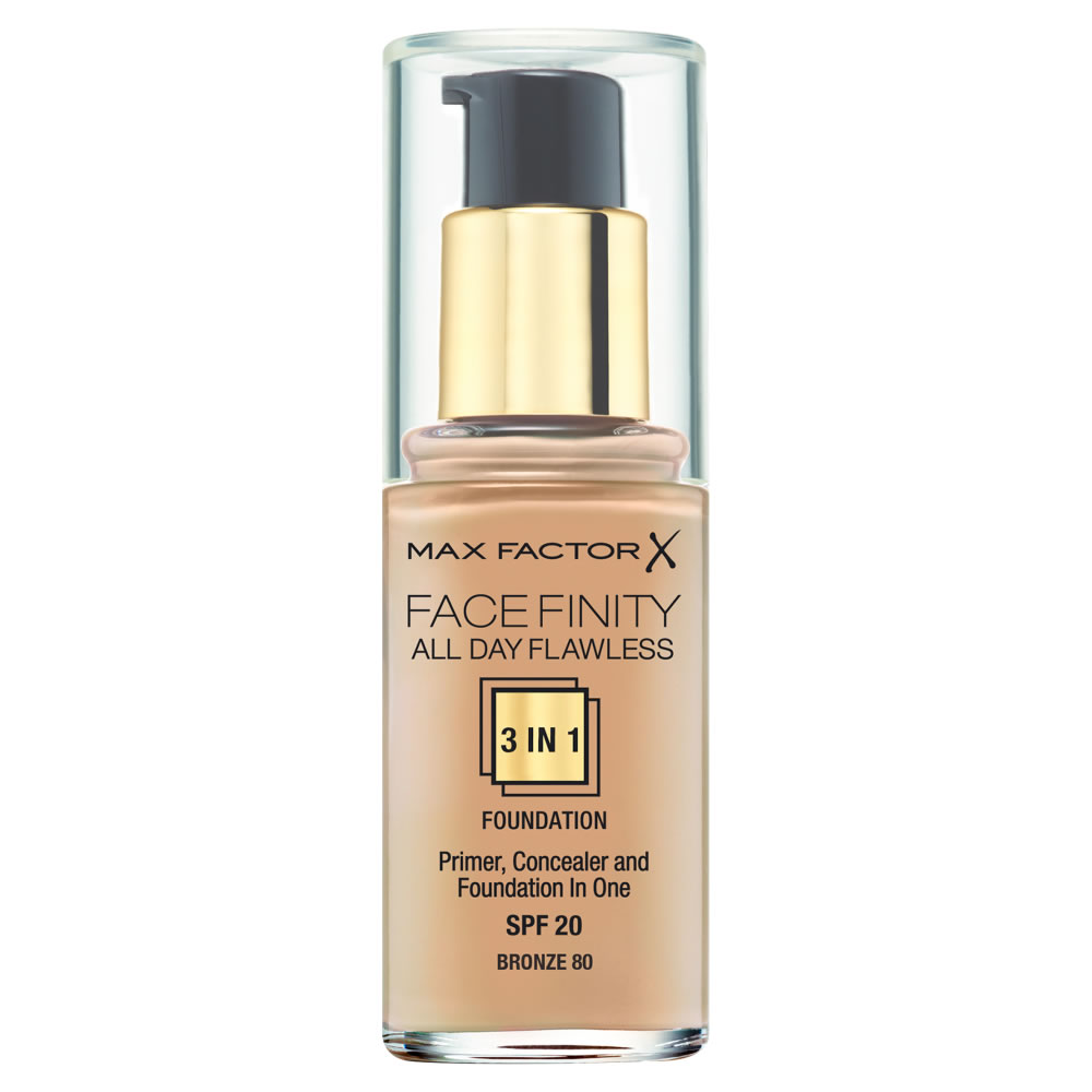 Max Factor Facefinity All Day Flawless 3-in-1 Foundation 80 Bronze Image