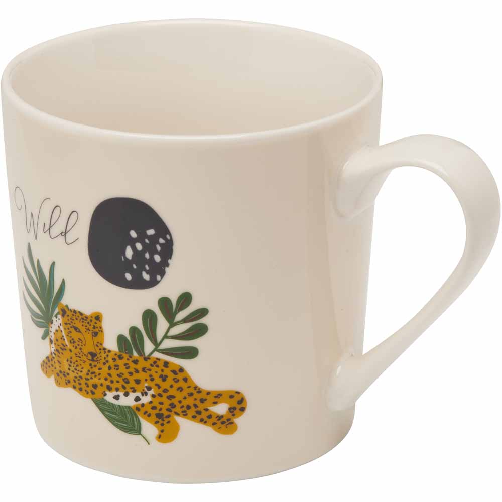 Wilko Leopard Placement Mug Image 2
