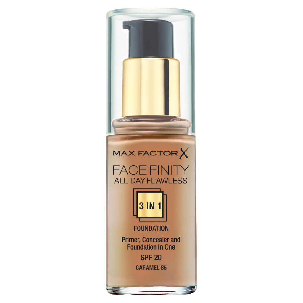 Max Factor Facefinity All Day Flawless 3-in-1 Foundation 85 Caramel Image