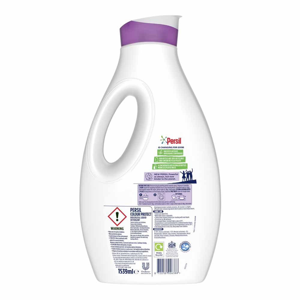 Persil Colour Liquid Detergent 57 Washes 1.539L Image 3