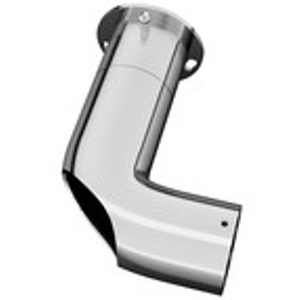 New Edge Blinds 28mm Chrome Room Darkening Curtain Pole Corner Bracket Image 1