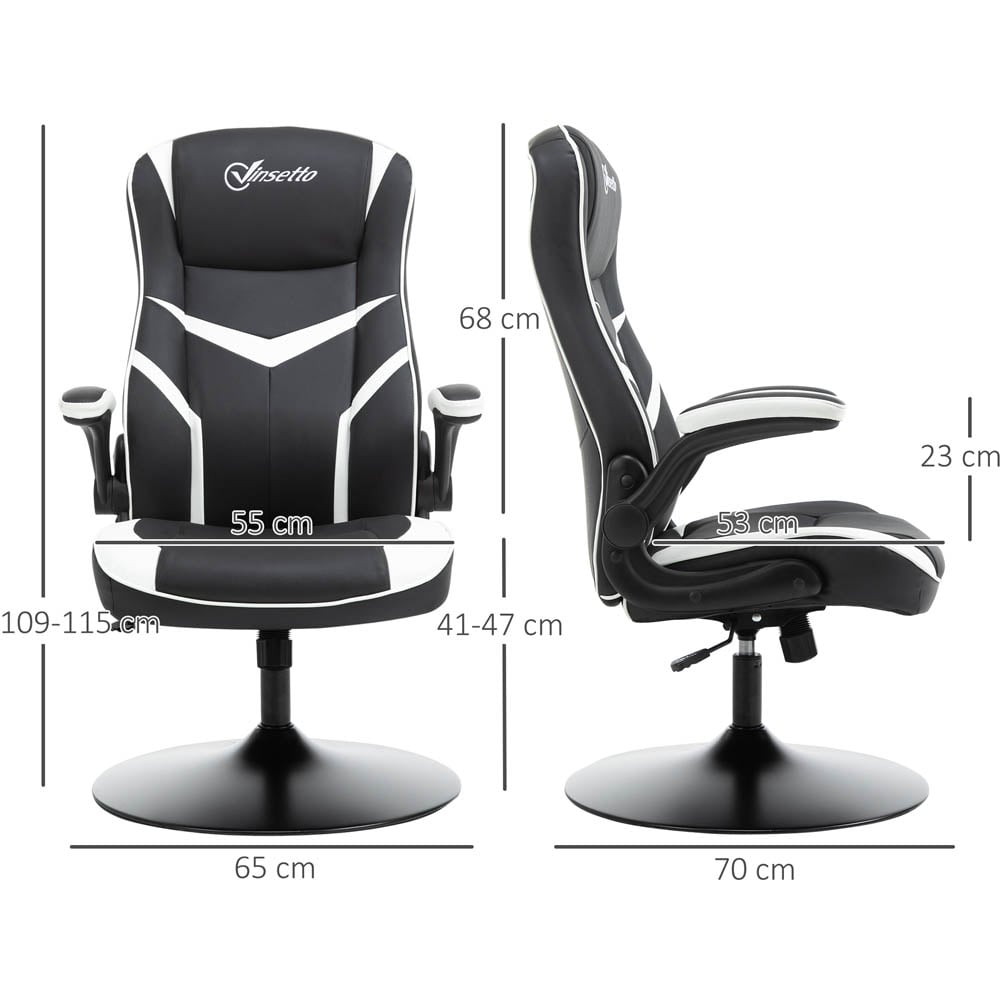 Portland Multicolour PVC Leather Ergonomic Swivel Gaming Chair Image 9