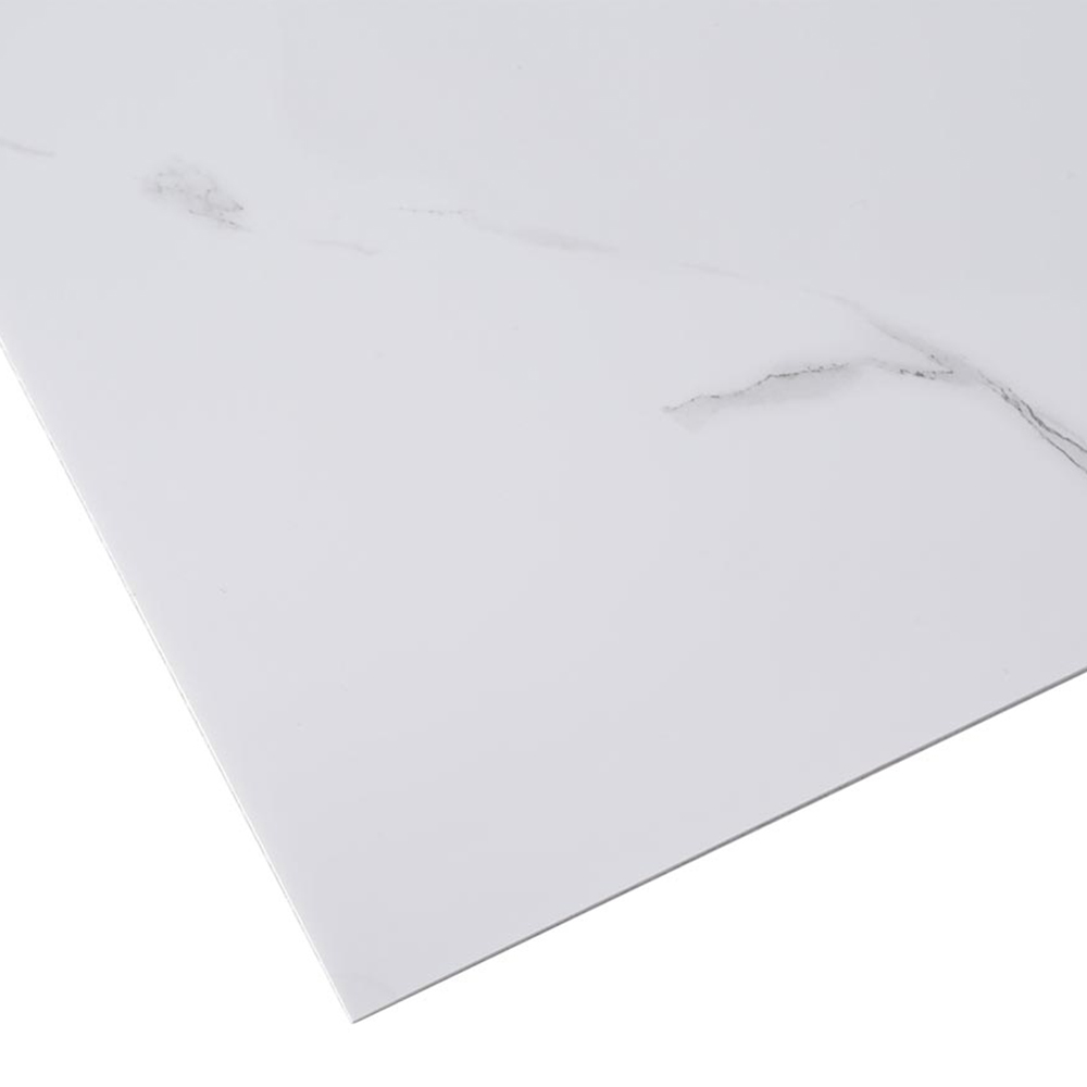 Living and Home Marble Patterned White Self Adhesive PVC Wall Sticker 10 Pack Image 5