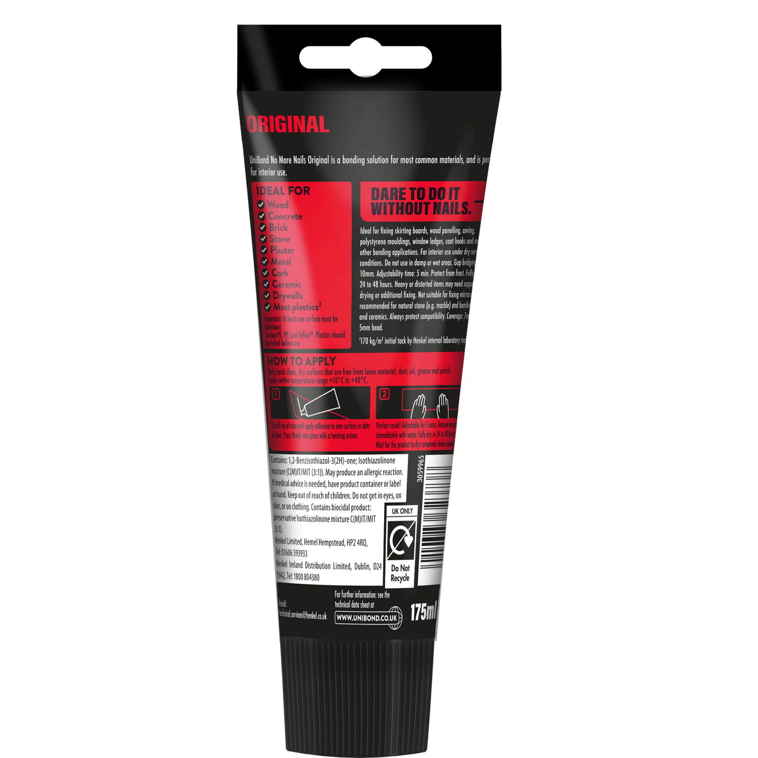 Unibond No More Nails Original Glue Image 2