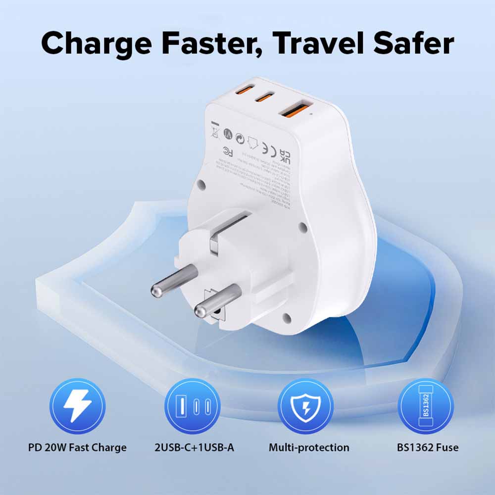 Maplin Worldwide Travel Adapter with USB Ports Image 4