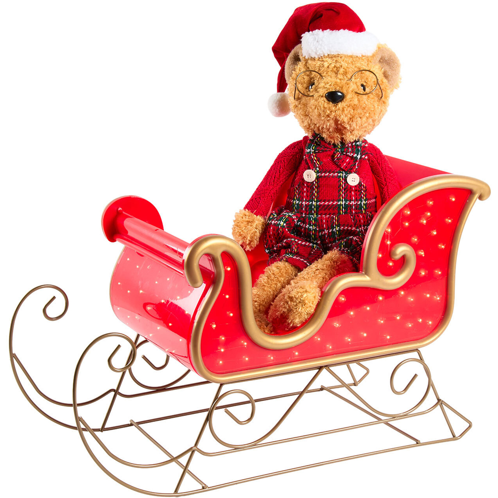 Bear Family with LED Sleigh Image 7