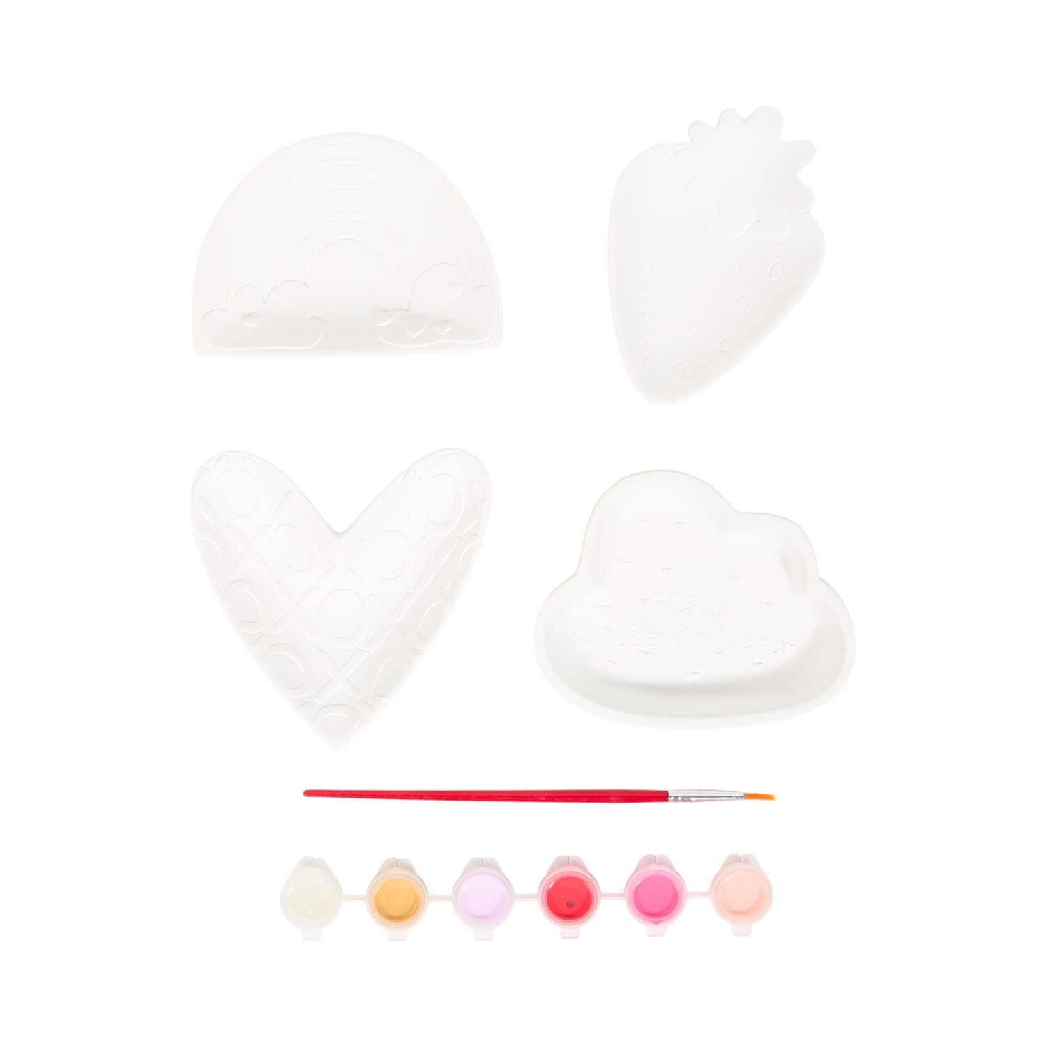 Paint Your Own Trinket Tray Kit White Image 4