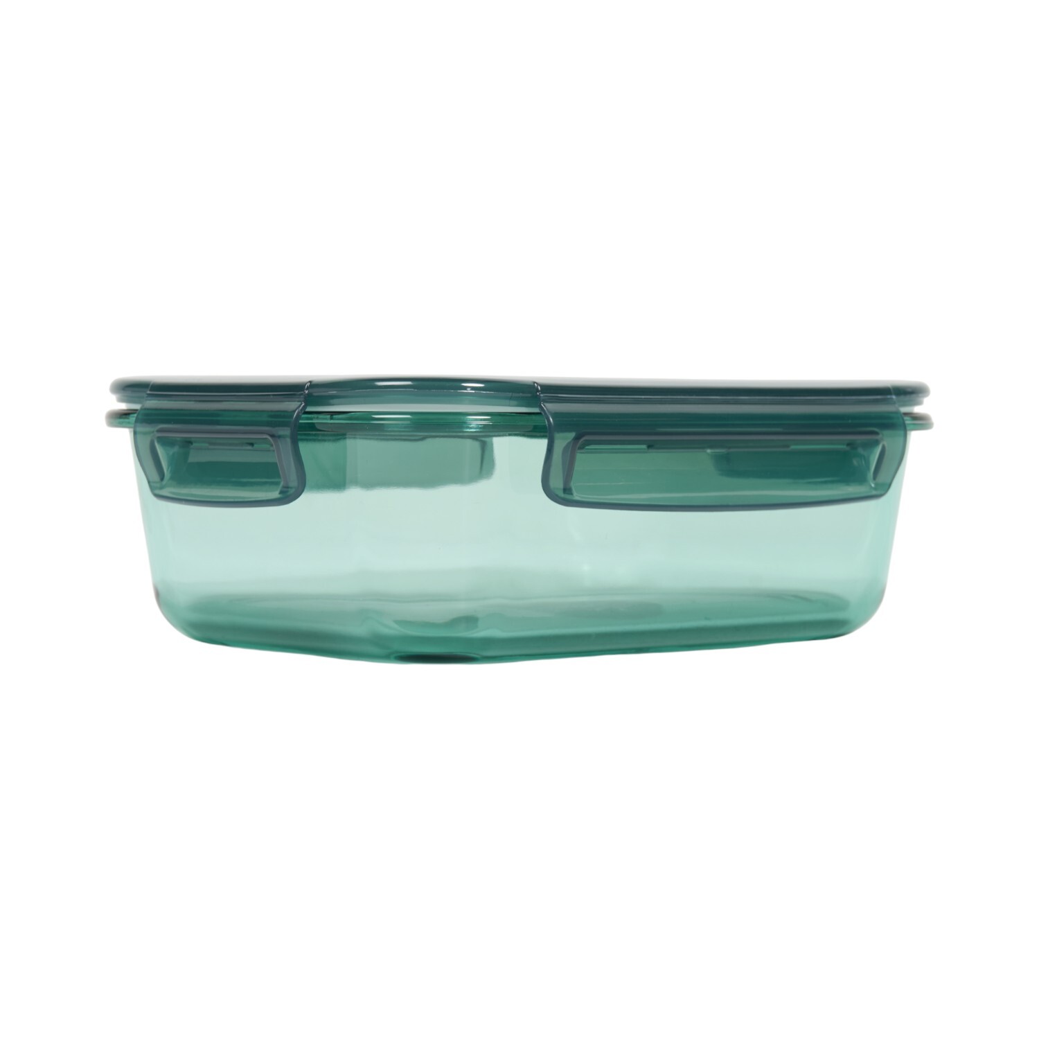Glass Crisper with Plastic Lid Green Image 3