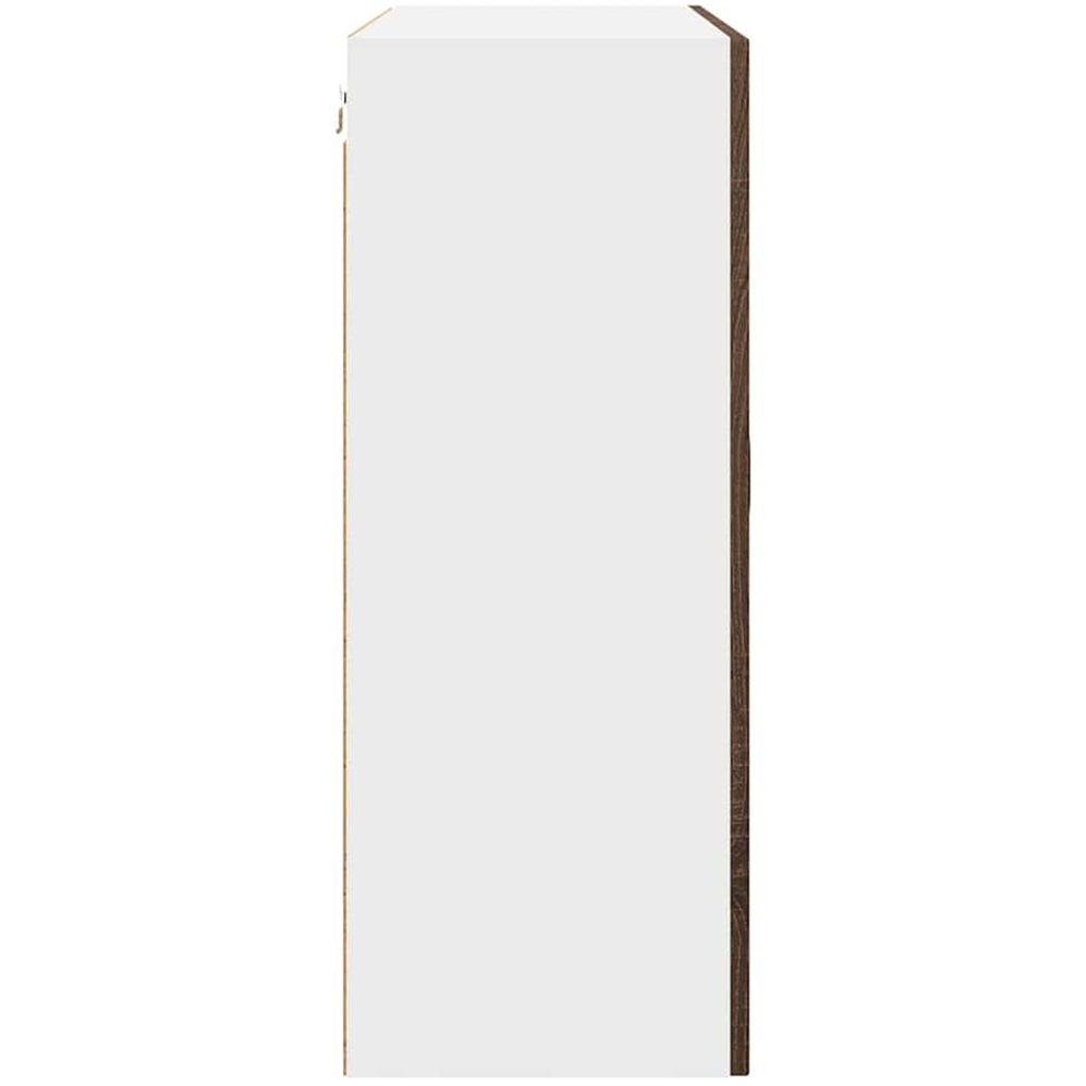 vidaXL 2 Door Brown Oak Kitchen Wall Cabinet Image 6