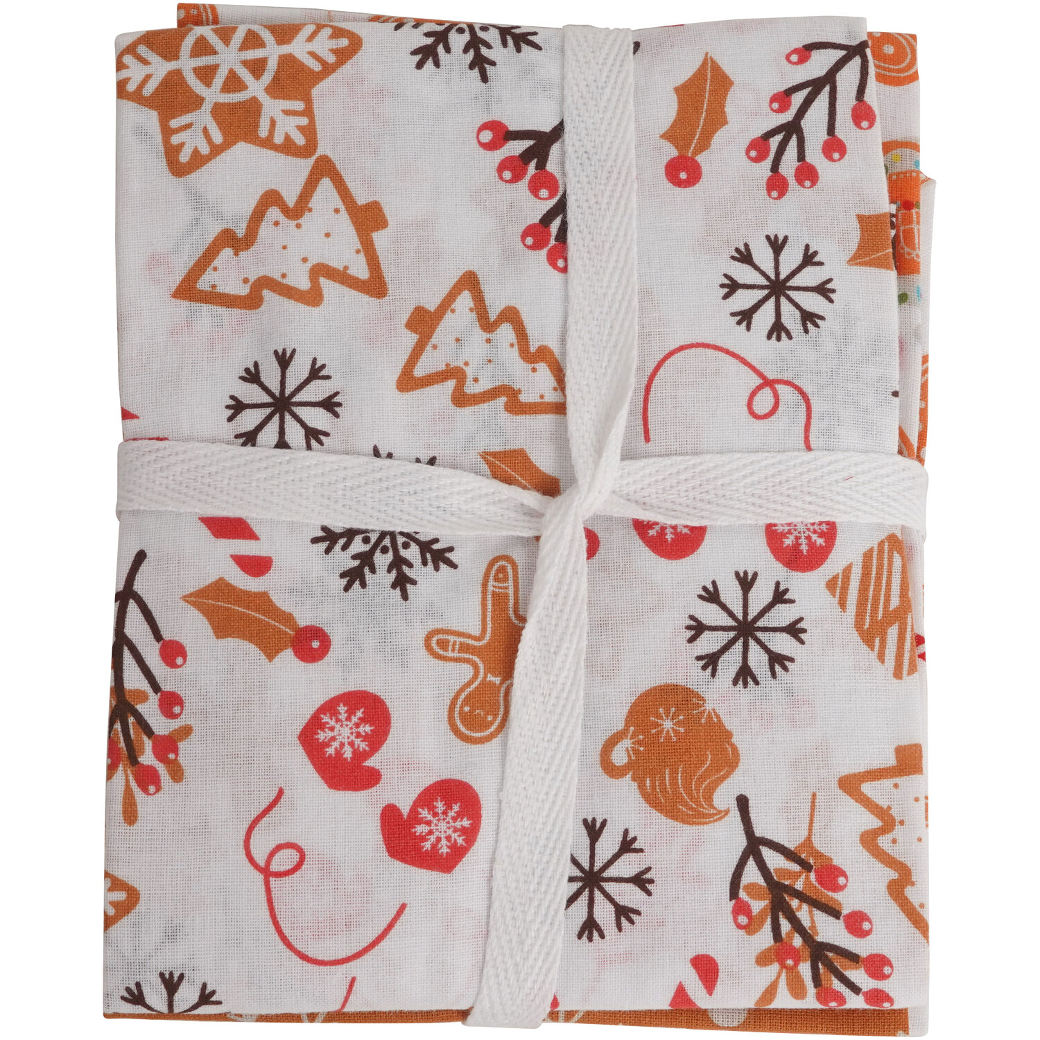Single Christmas Fabric Fat Quarters in Assorted styles Image 3