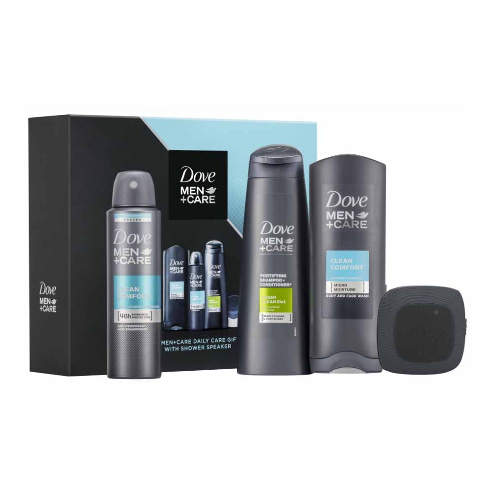 Dove Men+Care Gift Set with Shower Speaker Image 2
