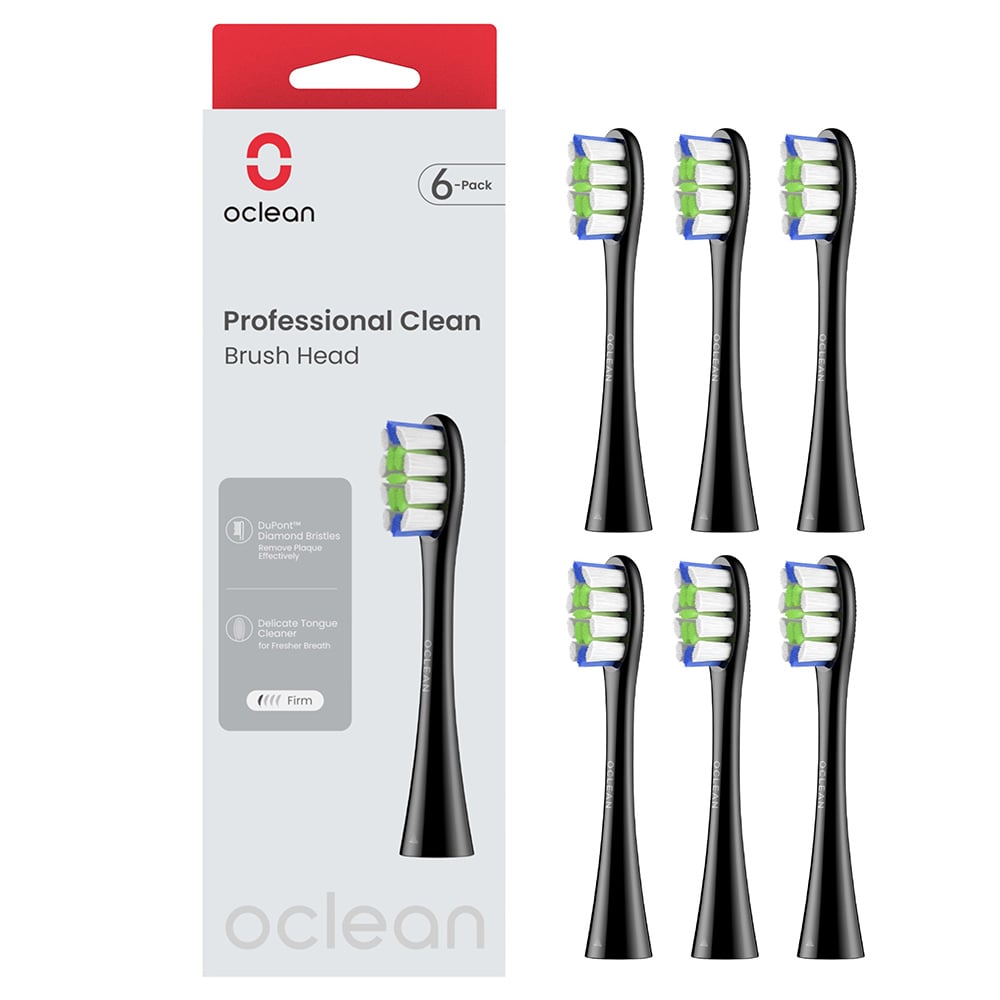 Oclean X Lite Blue Smart Sonic Electric Toothbrush Bundle Pack with 6 Brush Heads Image 3