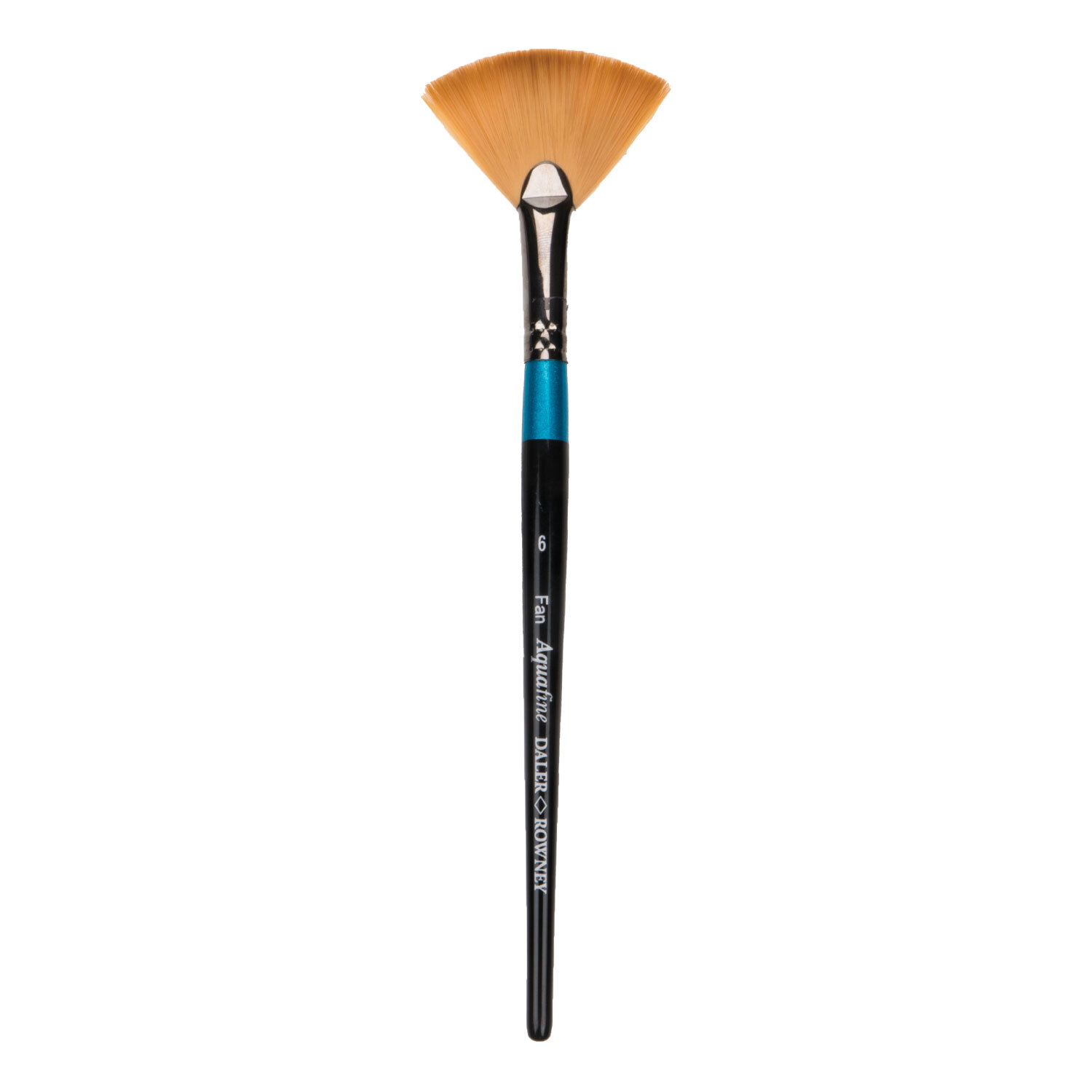 Daler-Rowney Aquafine Soft Synthetic Fan Short Handled Brush - 6 Image