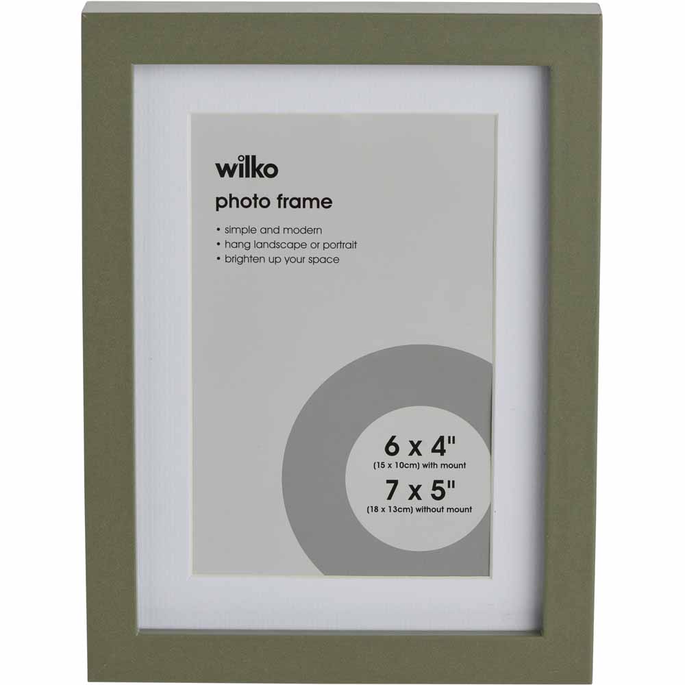 Wilko Olive Photo Frame 7 x 5in Image 1