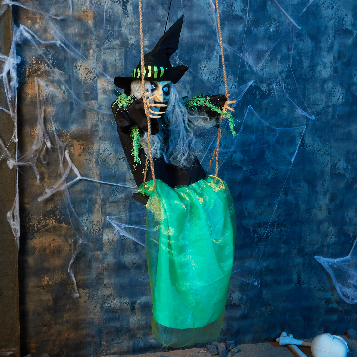 Haunted Swinging Witch Multicolour Image 3