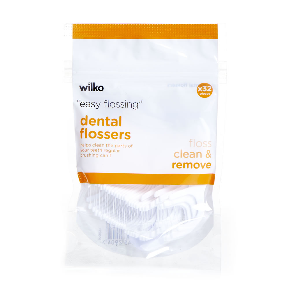 Wilko Dental Flossers 32 pack Wilko