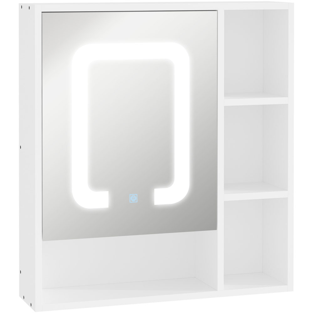 Kleankin LED Light Storage Mirror Image 1