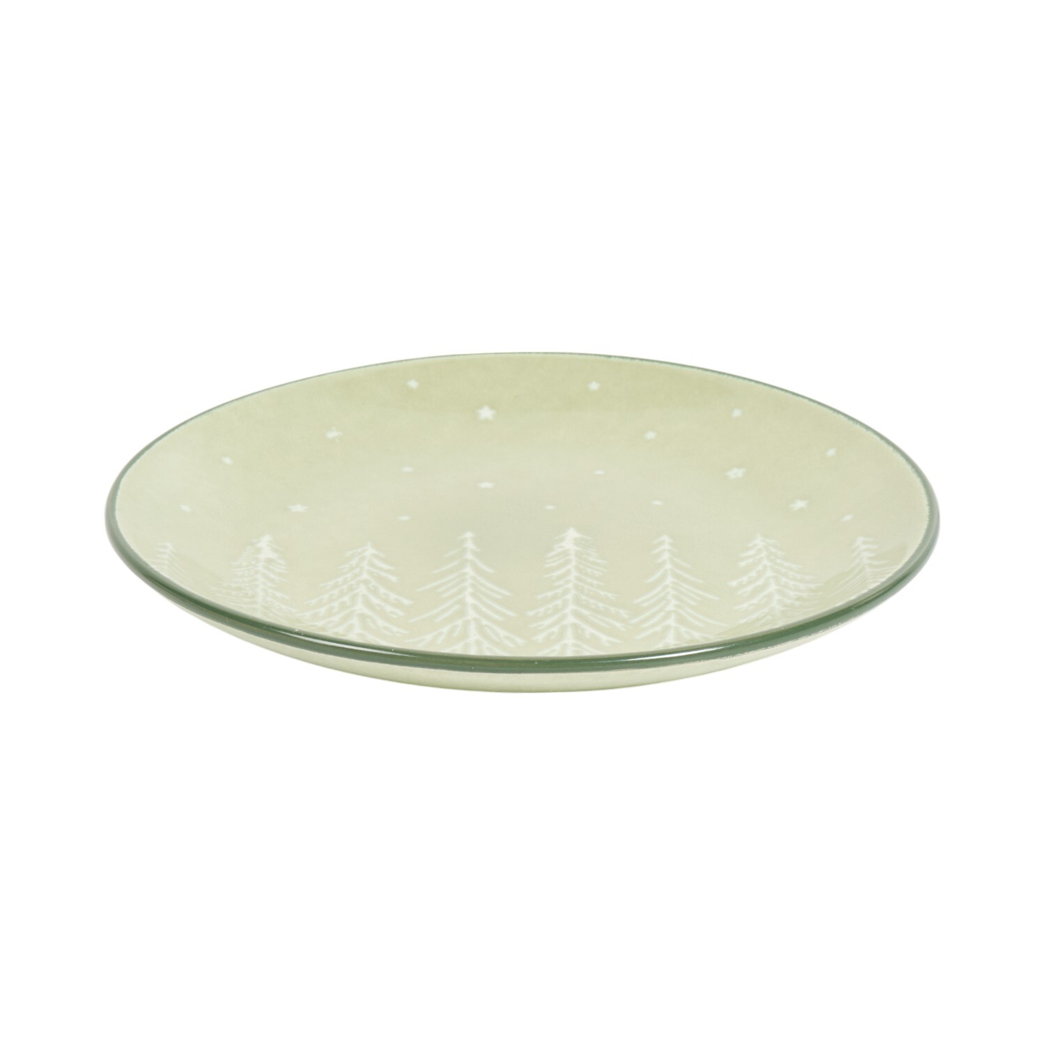 Nordic Tree Side Plate Sage Image 3