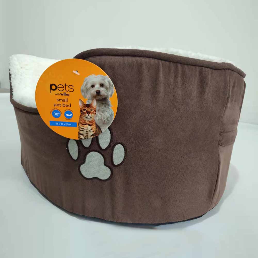 Wilko Small Paw Design Pet Bed Wilko