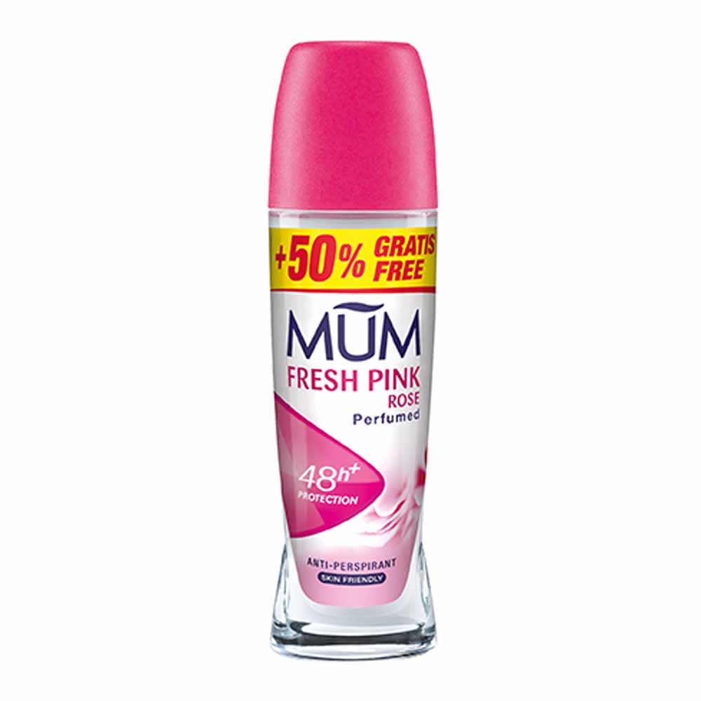 Mum Deodorant Roll-on Fresh Pink Rose 75ml Image