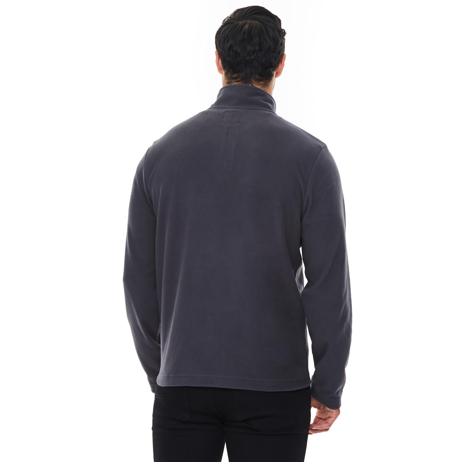 Men's Micro Quarter Zip Fleece - Charcoal / M Image 3