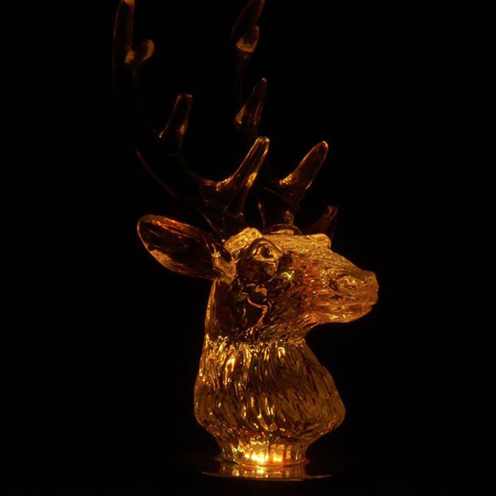 Wilko LED Colour Changing Stag Head Christmas Decoration Image 3
