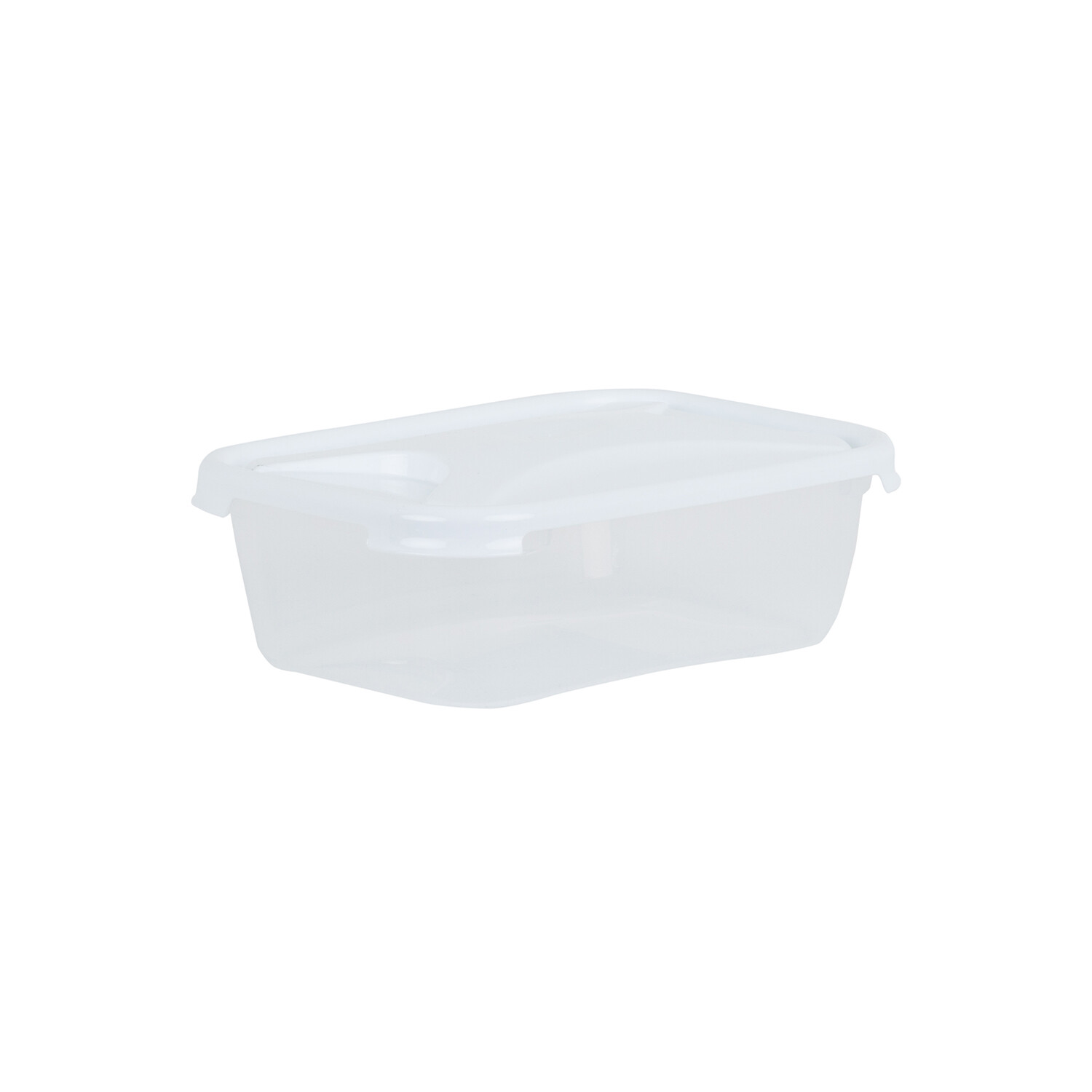 Wham Rectangular Food Box With Lid - White / 1.6l Image 2