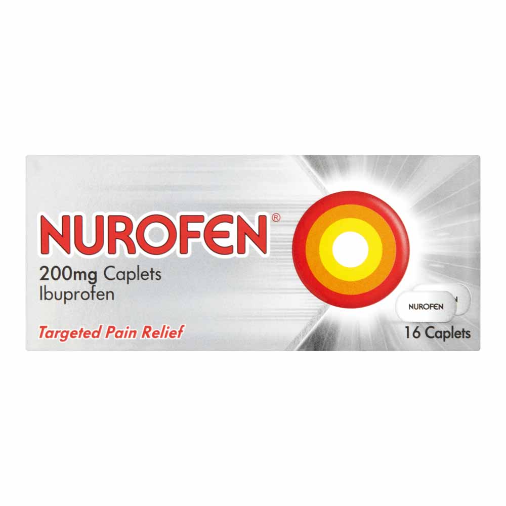 Nurofen Ibuprofen Caplets 16 pack Image