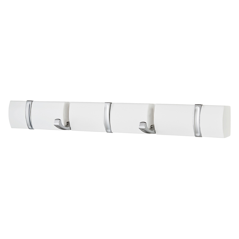 House of Home White 5 Hook Coat Hooks Mountable Board Image 1